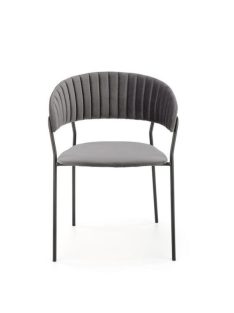 K-426 étkezőszék Szürke bársony szövet