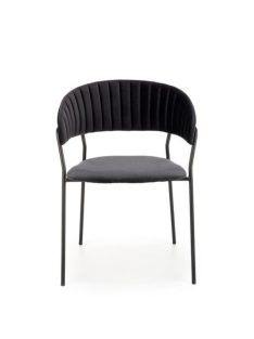 K-426 étkezőszék fekete bársony szövet