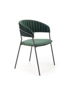 K-426 étkezőszék Sötét zöld bársony szövet