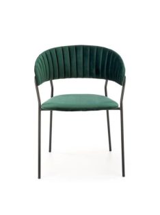 K-426 étkezőszék Sötét zöld bársony szövet
