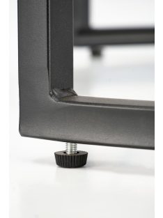 Alexandra dohányzóasztal szett fekete márvány - fekete