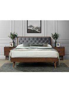 Cassidy Ágy 140 cm Szürke - Dió