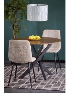 Edgar kerek étkezőasztal dió 100cm 