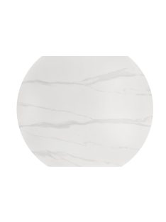 Edgar 2 kerek étkezőasztal fehér márvány 100cm 