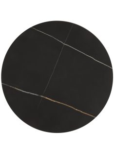 Fatima dohányzóasztal szett arany-fekete márvány