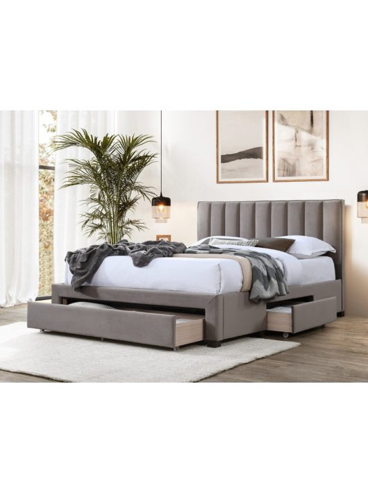 Grace fiókos ágy 160 cm Bézs