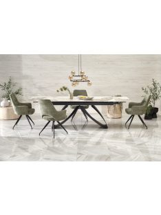   Hilario bővíthető étkezőasztal fehér márvány 180-260cm