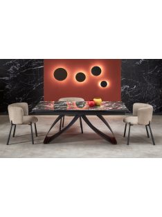   Hilario bővíthető étkezőasztal fekete márvány 180-260cm