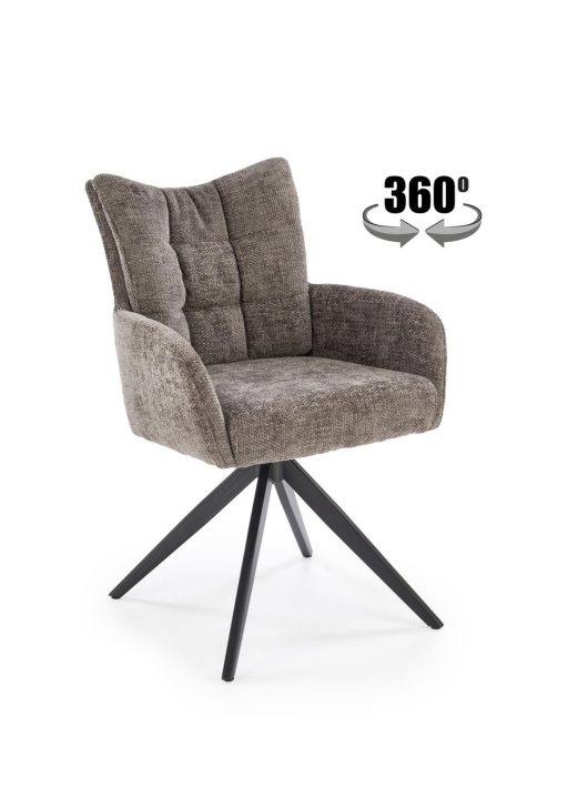 K540 étkezőszék forgatható ülésssel szürke
