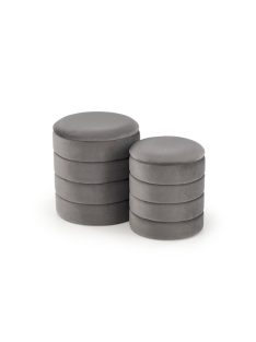 Pacho puff szett szürke