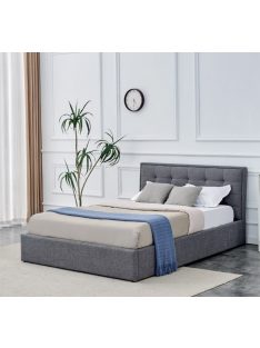 Padva Ágyneműtartós Ágykeret 140 cm Szürke