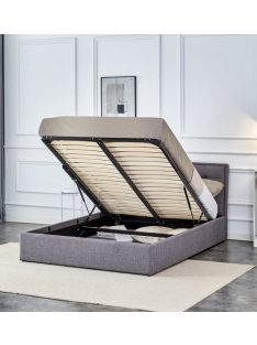 Padva Ágyneműtartós Ágykeret 140 cm Szürke