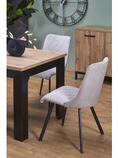   Bagio bővíthető étkezőasztal artisan tölgy-fekete 120-160cm