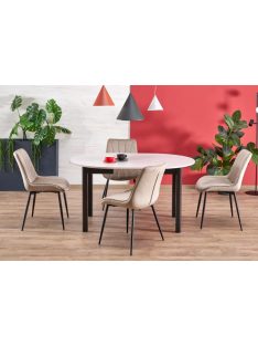 Ringo étkezőasztal kasmír/fekete 102-142cm