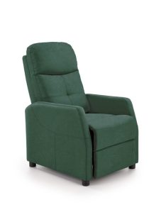 Felipe 2 fotel sötétzöld bársony