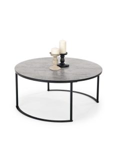 Macao dohányzóasztal szürke fekete