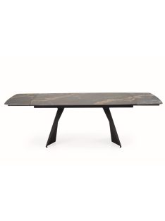 Armani bővíthető étkezőasztal fekete 165-241cm