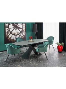 Silvestro bővíthető étkezőasztal fekete 180-220cm